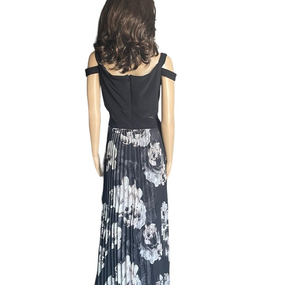 XScape Womens pleated off-shoulder dress size 10 - Picture 5 of 13